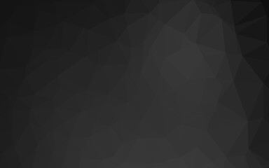 Fototapeta premium Dark Silver, Gray vector polygon abstract layout.