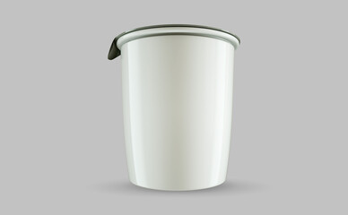 Yogurt cup mockup design