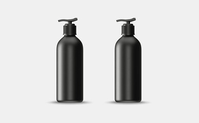 Pump gel Bottle Mockup design 3d rendering
