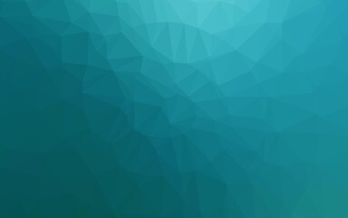 Light BLUE vector triangle mosaic template.