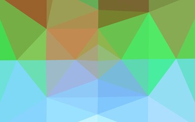 Obraz premium Light Multicolor, Rainbow vector blurry triangle texture.