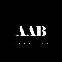 AAB Letter Initial Logo Design Template Vector Illustration