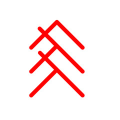 building interiors logo design vector sign