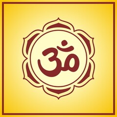 aum syllable , paisley design ,Hinduism , India	