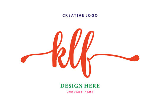 KLF lettering logo is simple, easy to understand and authoritative