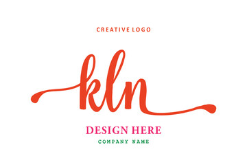 KLN lettering logo is simple, easy to understand and authoritative