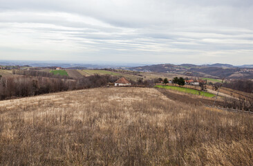 Fototapeta na wymiar Panoramic View of the Mountain Natural Landscape Serbia