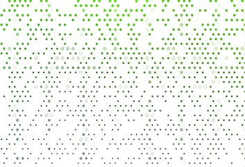 Light Green vector cover with spots.