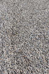 New road surface made of medium-sized asphalt concrete