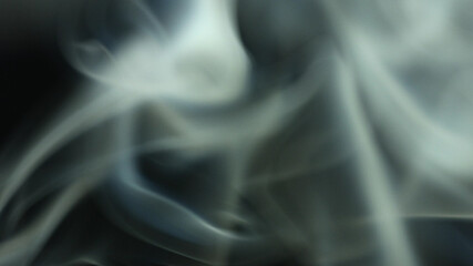 Real soft smoke on black background photo, still. Backdrop, wallpaper, elegant beautiful smoke effect for web design, banners, titles, texts and etc.