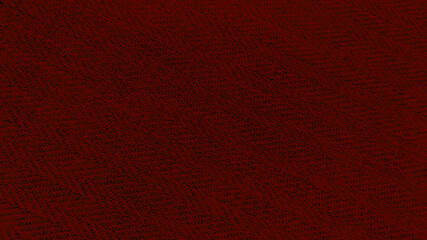 dark red color texture of the herringbone pattern fabric. trendy dark red color knit fabric with geometric patterns of wool and cotton.