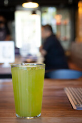 iced japanese green tea