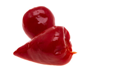 red small pepper isolated