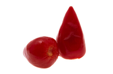 red small pepper isolated
