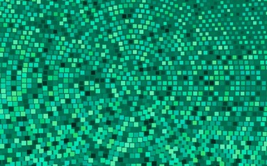 Light Green vector pattern in square style.
