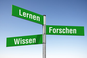 Lernen, Forschen, Wissen, digitale Zukunft