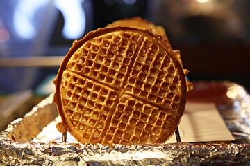 한국노점에서파는와풀입니다