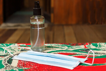 Hand sanitizer bottle Prevention of COVID-19