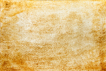 Worn, old, crumpled paper. Old Sepia photo. The background for the texture looks like crumpled parchment in yellow and brown.