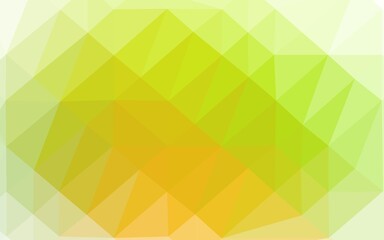 Light Green vector polygon abstract layout.