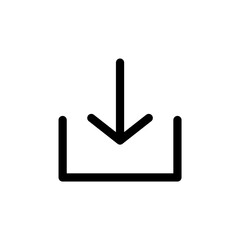 Download button icon. Download sign icon for UI design. vector