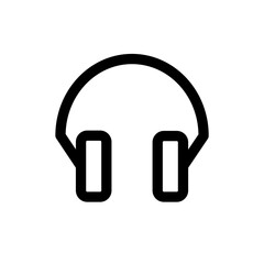 Earphones icon. Earphone sign icon for UI design. vector