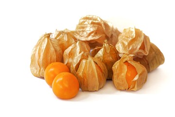 Cape Goose Berry  Isolated white background