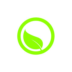 leaf round logo