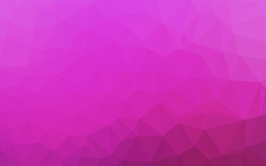 Obraz premium Light Pink vector shining triangular background.