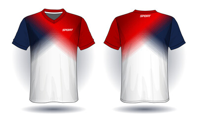 Soccer jersey template.sport t-shirt design.	