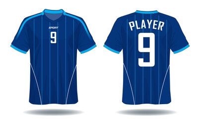 Soccer jersey template.sport t-shirt design.	