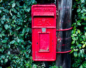 red post box