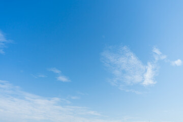 Natural sky beautiful blue and white texture background.