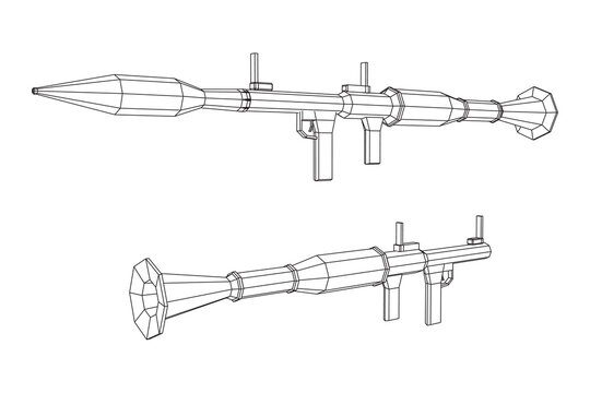 Anti-tank rocket propelled grenade launcher - RPG 7