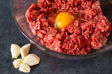 raw minced meat