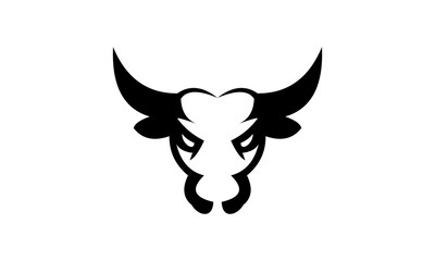 vector logo buffalo head