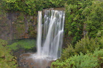 Fototapeta na wymiar Omaru Falls on North Island New Zealand