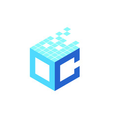 OC Pixel Logo Design 