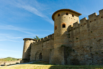 Fototapeta na wymiar Carcassonne, Languedoc-Roussillon-Midi-Pyrénées, France