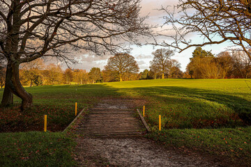 A park in Radlett, on the outskirt of London UK.