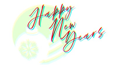 Happy New Year Celebration Text, A holiday celebration and invitation card, new year related items. Happy holiday card. Christmass xmass card.