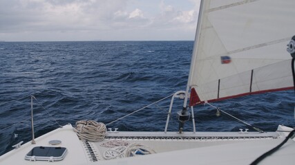 Fototapeta na wymiar enjoy sea view during cruise