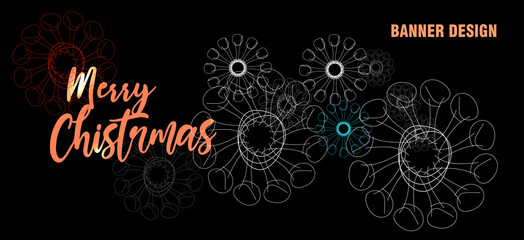 Christmas Greeting Card. background. 