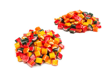 Citrus colorful candies. Jelly sweets,