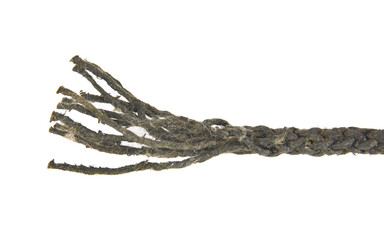 Rope isolated on white.