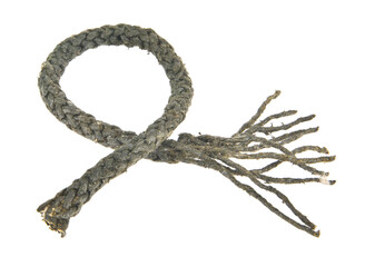 Rope isolated on white.