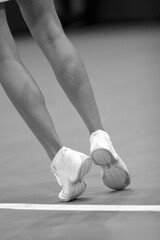 ballet dancer in shoes
tennis player 