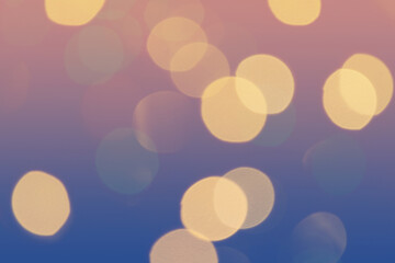 bokeh yellow lights retro background 1