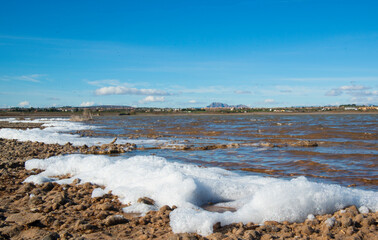 river in winter