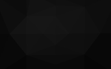 Dark Silver, Gray vector blurry triangle pattern.